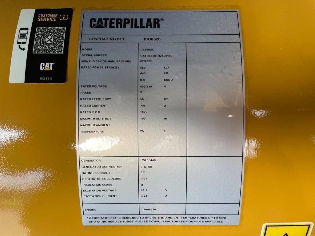 Notstromaggregat tipa Caterpillar C13 DE550 GC 550 kVA Supersilent generatorset New !, Neumaschine u VEEN (Slika 10)