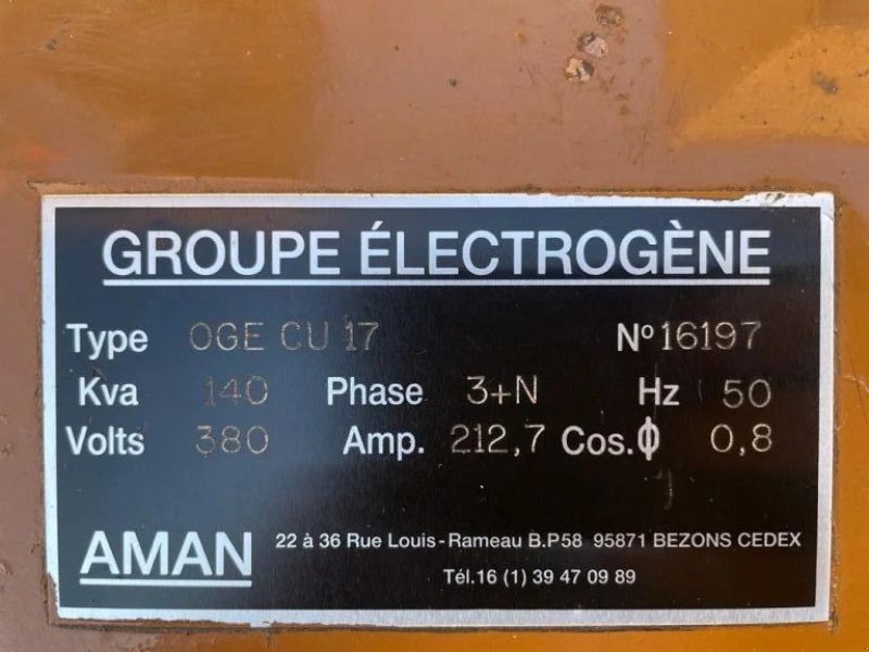 Notstromaggregat Türe ait Cummins 140 kVA Leroy Somer generatorset, Gebrauchtmaschine içinde VEEN (resim 10)