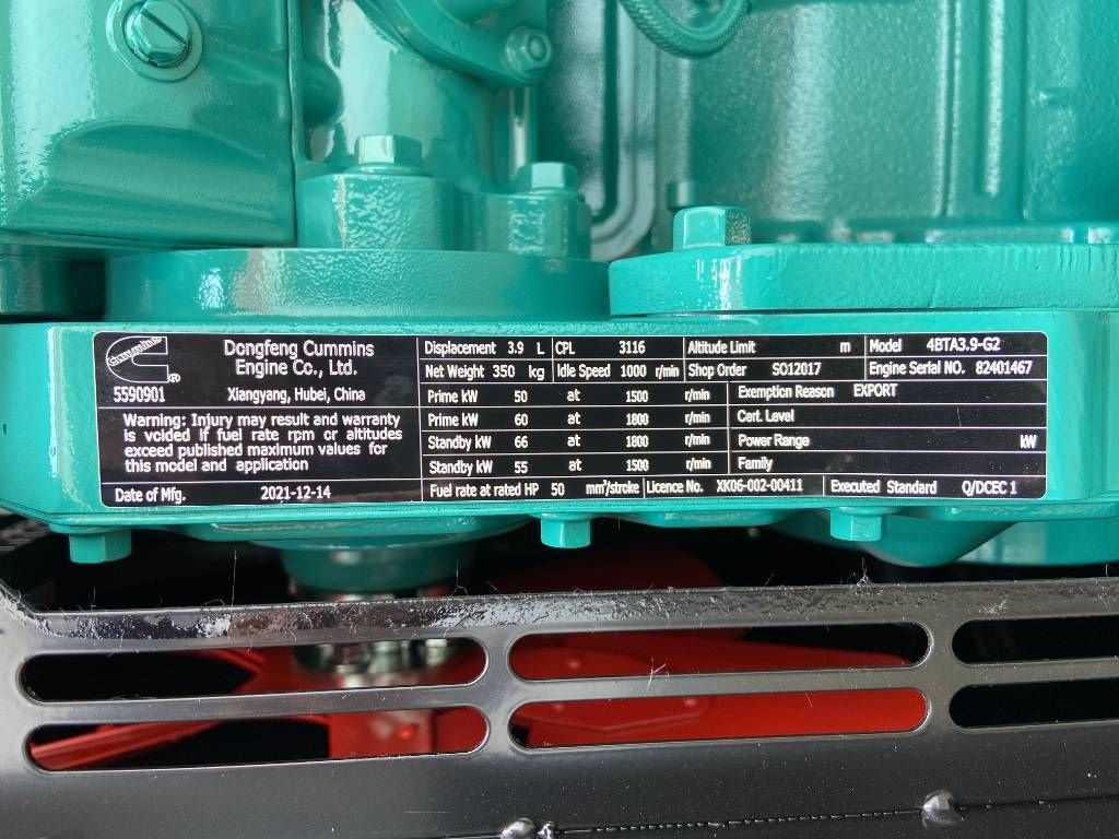 Notstromaggregat des Typs Cummins 4BTA3.9-G2 - 55 kVA Generator - DPX-19832, Neumaschine in Oudenbosch (Bild 8)