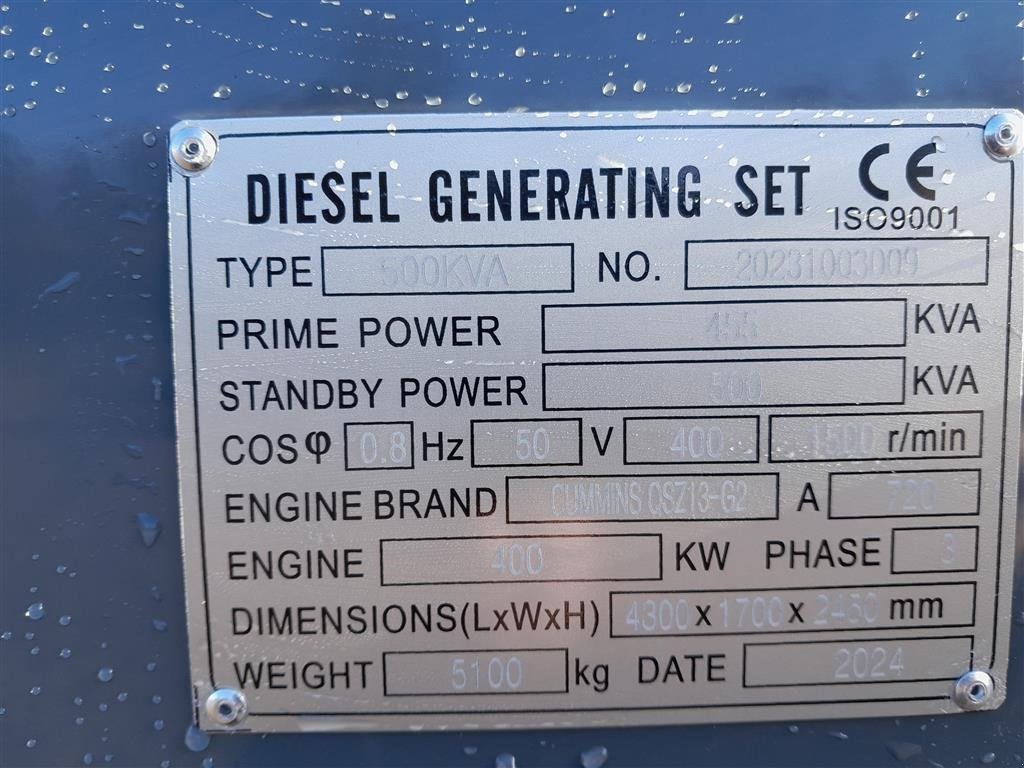 Notstromaggregat typu Cummins 500KWA, Gebrauchtmaschine v Rødekro (Obrázok 6)