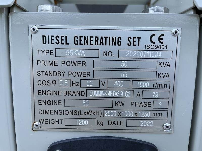 Notstromaggregat типа Cummins 55 kVA, Gebrauchtmaschine в Waregem (Фотография 2)