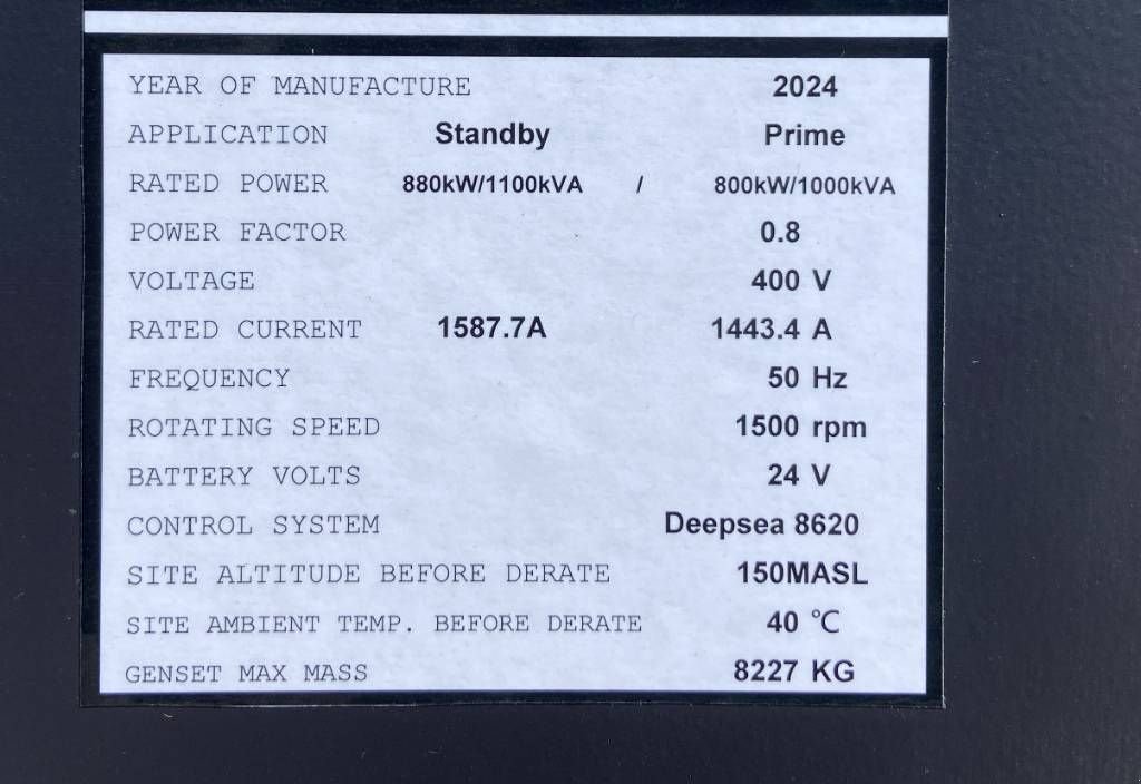 Notstromaggregat типа Cummins KTA38-G5 - 1.100 kVA Generator - DPX-18814, Neumaschine в Oudenbosch (Фотография 4)