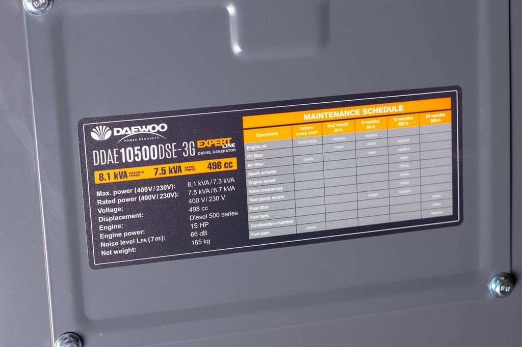 Notstromaggregat za tip Daewoo DDAE10500DSE-3G, Neumaschine u Antwerpen (Slika 11)