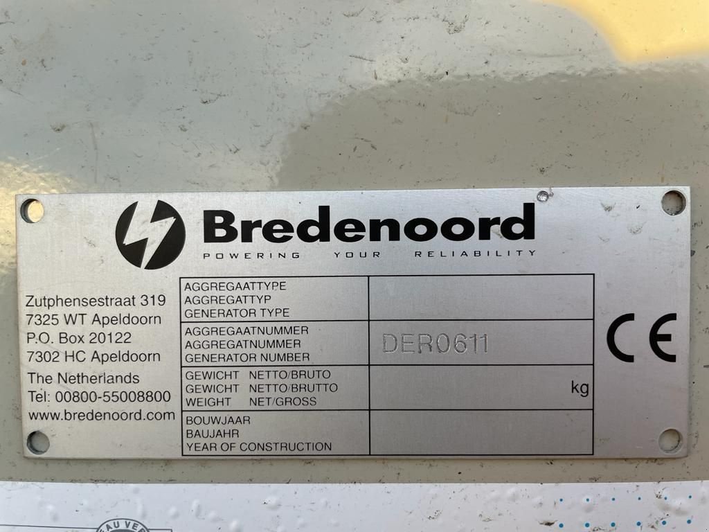 Notstromaggregat typu Deutz F12M 716 Bredenoord AEG 250 kVA Silent generatorset op aanhanger, Gebrauchtmaschine w VEEN (Zdjęcie 3)