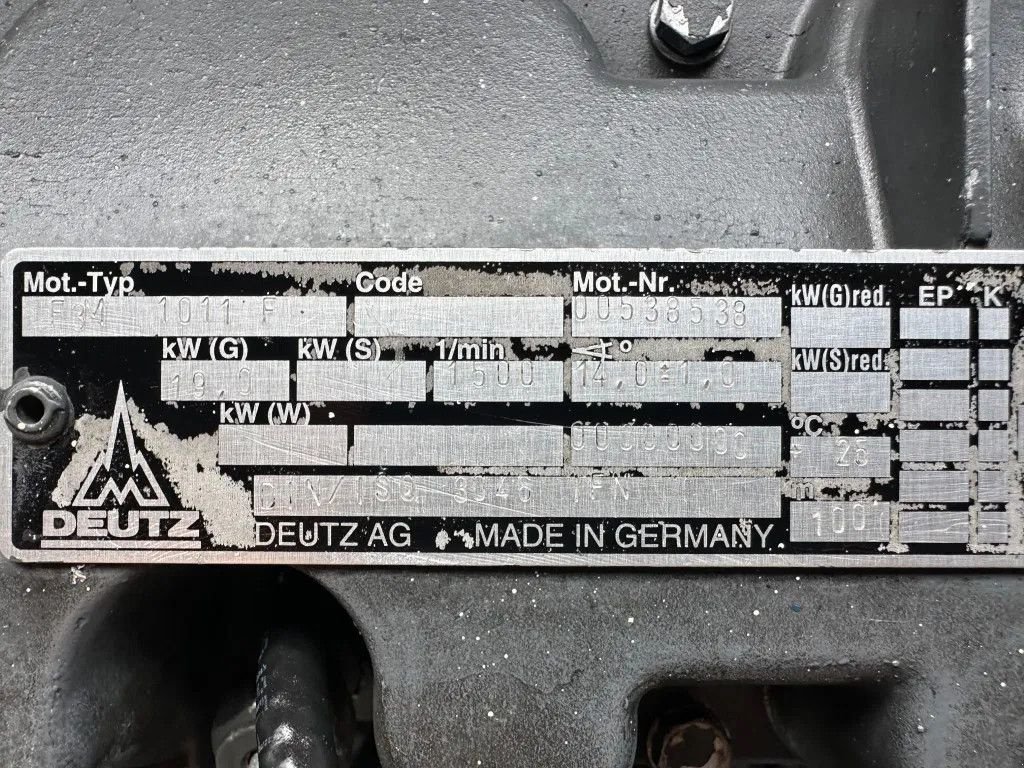 Notstromaggregat του τύπου Deutz F3M 1011 F Stamford 20 kVA generatorset, Gebrauchtmaschine σε VEEN (Φωτογραφία 4)