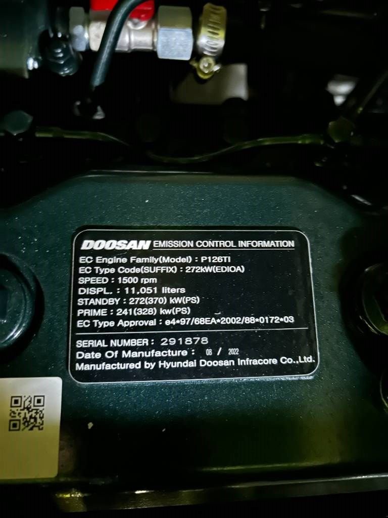 Notstromaggregat Türe ait Doosan engine P126TI - 275 kVA Generator - DPX-15551, Neumaschine içinde Oudenbosch (resim 8)