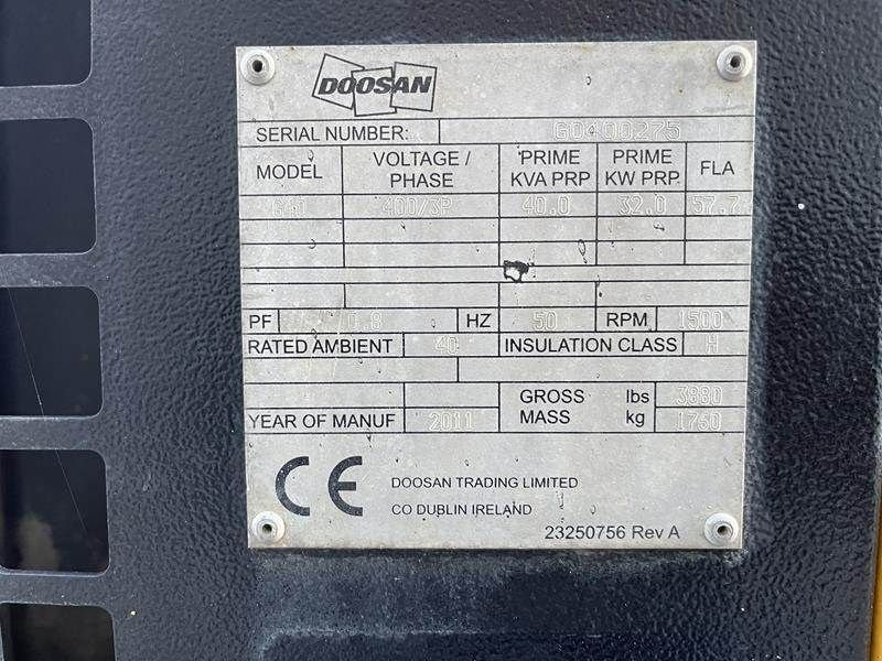 Notstromaggregat tipa Doosan G 40, Gebrauchtmaschine u Waregem (Slika 3)