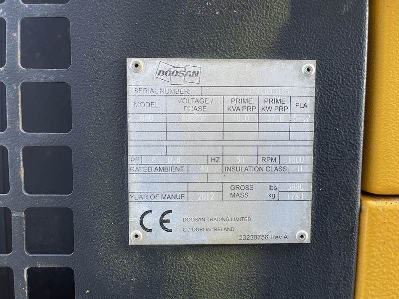 Notstromaggregat tip Doosan G 40, Gebrauchtmaschine in Waregem (Poză 4)