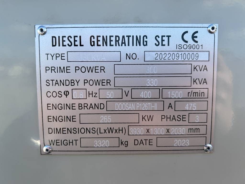 Notstromaggregat tip Doosan P126TI-II - 330 kVA Generator - DPX-19853, Neumaschine in Oudenbosch (Poză 4)