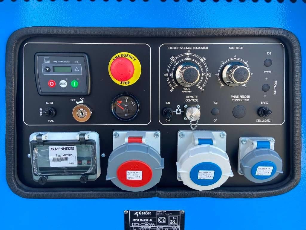 Notstromaggregat του τύπου Genset MPM 15/400 I-K - Welding - DPX-35500, Neumaschine σε Oudenbosch (Φωτογραφία 7)