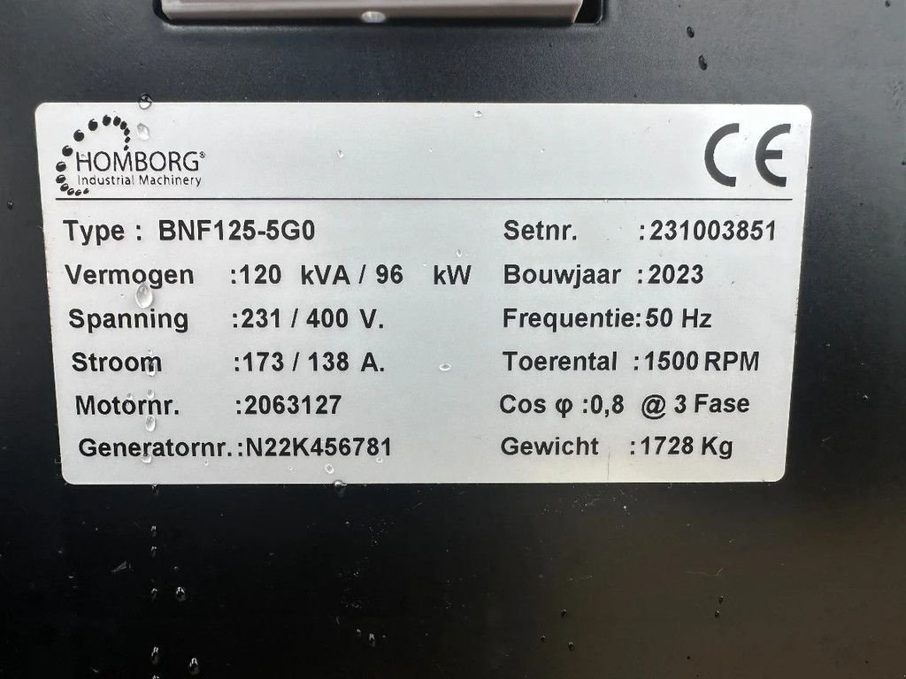 Notstromaggregat του τύπου Himoinsa HFW 120 Iveco FPT Stamford 120 kVA Silent Rental generatorset Ne, Neumaschine σε VEEN (Φωτογραφία 10)