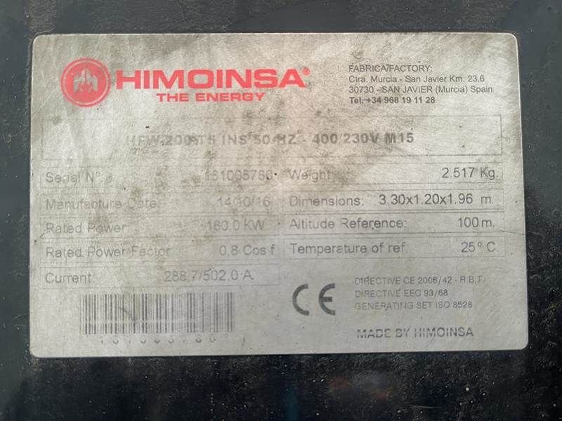 Notstromaggregat za tip Himoinsa HFW - 200 - DSETR, Gebrauchtmaschine u Waregem (Slika 7)