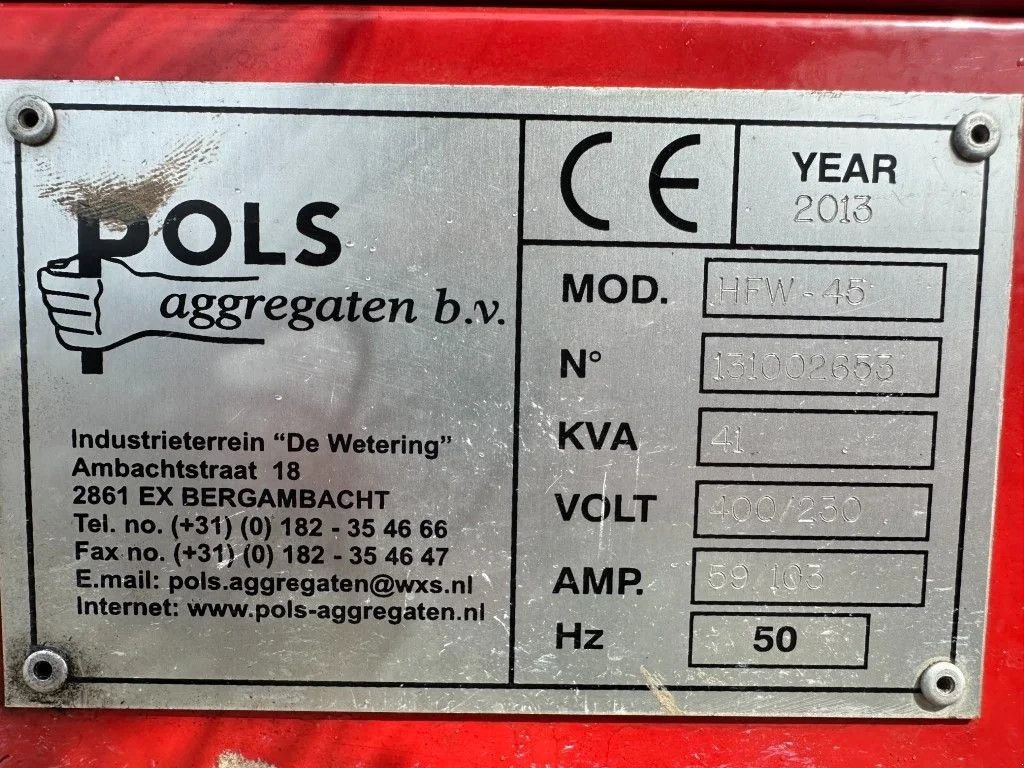 Notstromaggregat a típus Himoinsa HFW 45 Iveco FPT Mecc Alte Spa 45 kVA Silent generatorset, Gebrauchtmaschine ekkor: VEEN (Kép 5)