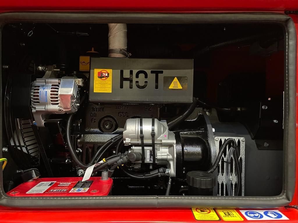 Notstromaggregat typu Himoinsa HYW 13 Yanmar Mecc Alte Spa 13 kVA Supersilent generatorset STAG, Neumaschine v VEEN (Obrázek 11)