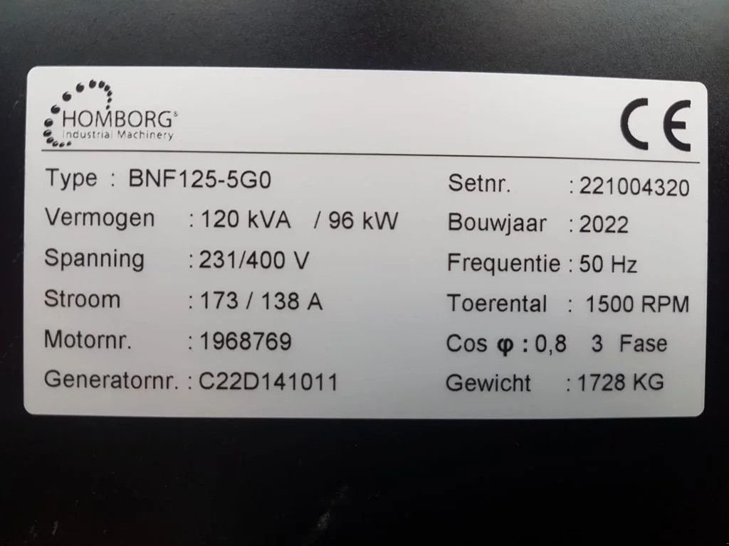 Notstromaggregat typu Himoinsa Iveco Stamford 120 kVA Supersilent Rental generatorset New !, Neumaschine v VEEN (Obrázek 5)