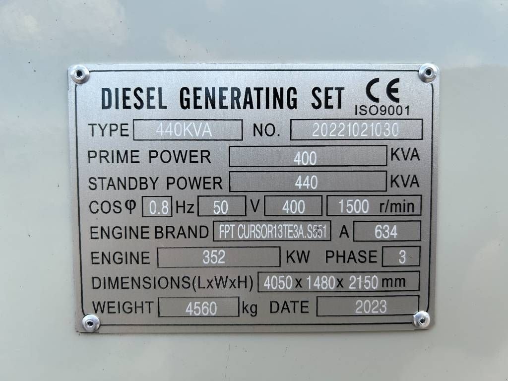 Notstromaggregat του τύπου Iveco 13TE3A - 440 kVA Generator - DPX-20511, Neumaschine σε Oudenbosch (Φωτογραφία 4)