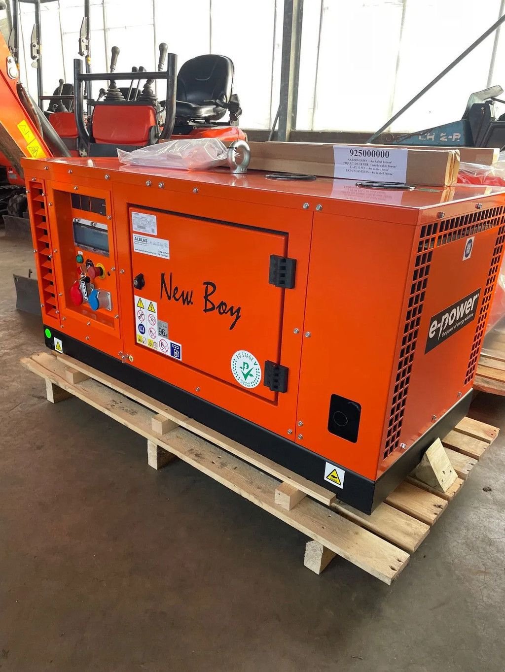 Notstromaggregat of the type Kubota E-Power New boy EPS133TDE 13,5kva nieuw, Gebrauchtmaschine in Kwintsheul (Picture 2)