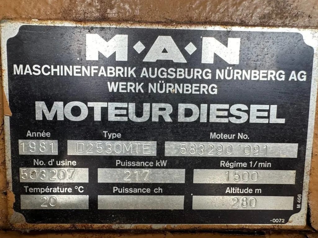 Notstromaggregat του τύπου MAN D2530 MTE unelec 220 kVA Noodsroom Generatorset ex Emergency, Gebrauchtmaschine σε VEEN (Φωτογραφία 3)