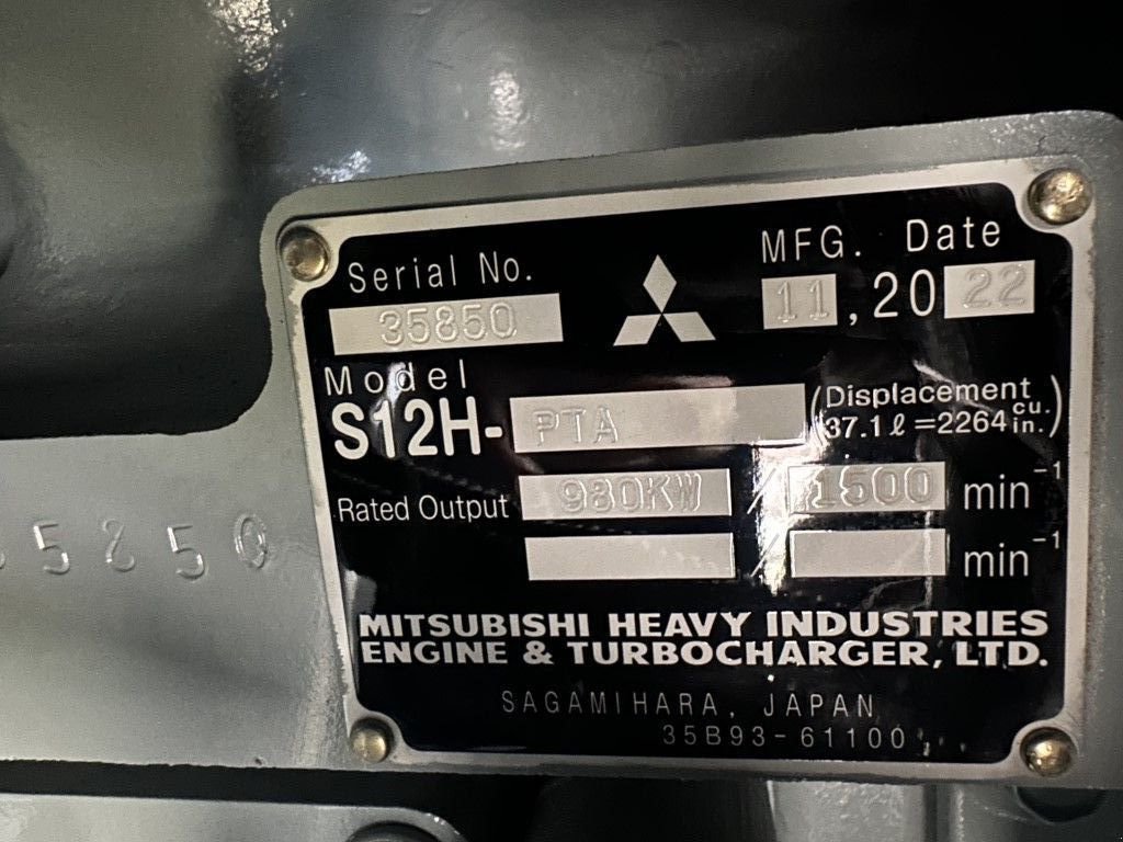 Notstromaggregat του τύπου Mitsubishi S12H-PTA Leroy Somer 1100 kVA Supersilent generatorset in 20 ft, Neumaschine σε VEEN (Φωτογραφία 7)