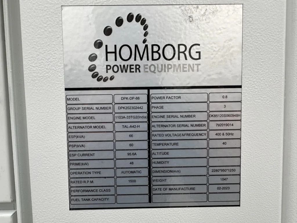 Notstromaggregat του τύπου Perkins 1103A-33TG2 Leroy Somer 66 kVA Silent generatorset, Neumaschine σε VEEN (Φωτογραφία 4)