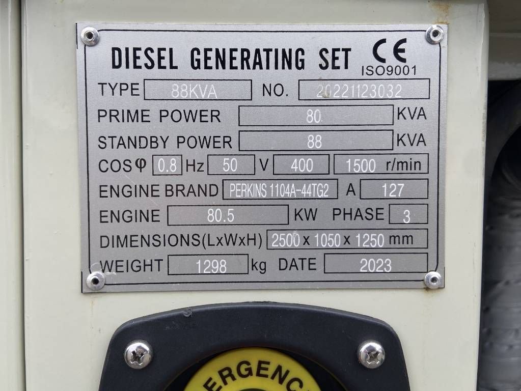 Notstromaggregat du type Perkins 1104A-44TG2 - 88 kVA Generator - DPX-12611, Gebrauchtmaschine en Oudenbosch (Photo 4)