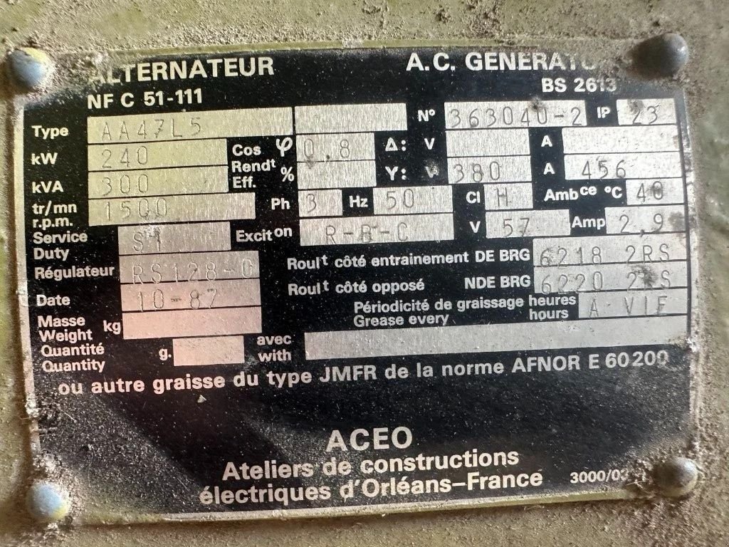 Notstromaggregat του τύπου Perkins 2006 TAG Leroy Somer 300 kVA generatorset in container ex Emerge, Gebrauchtmaschine σε VEEN (Φωτογραφία 9)