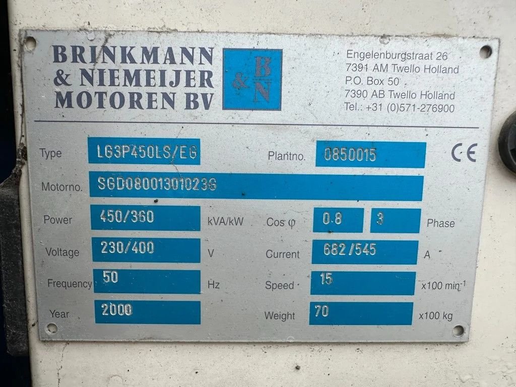 Notstromaggregat του τύπου Perkins 3008-TAG3A FG Wilson Stamford 450 kVA Silent generatorset, Gebrauchtmaschine σε VEEN (Φωτογραφία 5)