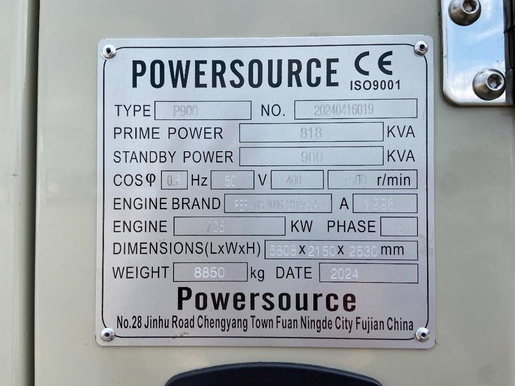 Notstromaggregat typu Perkins 4006-23TAG3A - 900 kVA Generator - DPX-19818, Neumaschine v Oudenbosch (Obrázek 4)