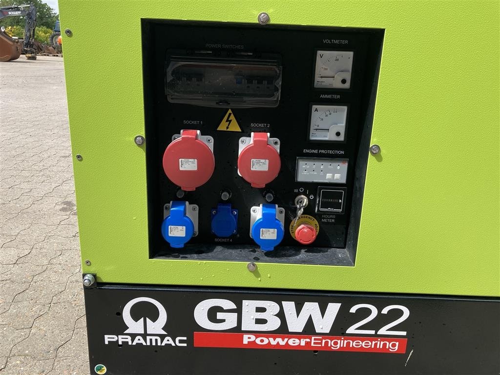 Notstromaggregat des Typs Pramac GBW22 Kun kørt 98 timer, Gebrauchtmaschine in Roslev (Bild 6)