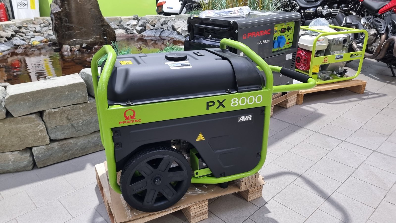 Notstromaggregat a típus Pramac PX8000, Neumaschine ekkor: Olpe (Kép 1)