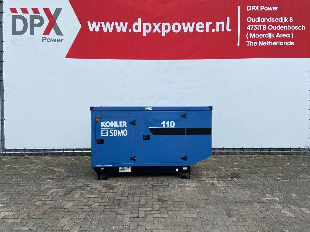 Notstromaggregat от тип SDMO J110 - 110 kVA Generator - DPX-17106, Neumaschine в Oudenbosch (Снимка 1)