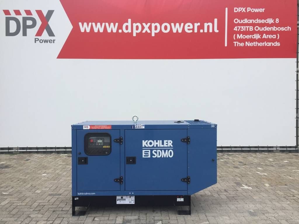 Notstromaggregat του τύπου SDMO J33 - 33 kVA Generator - DPX-17101, Neumaschine σε Oudenbosch (Φωτογραφία 1)