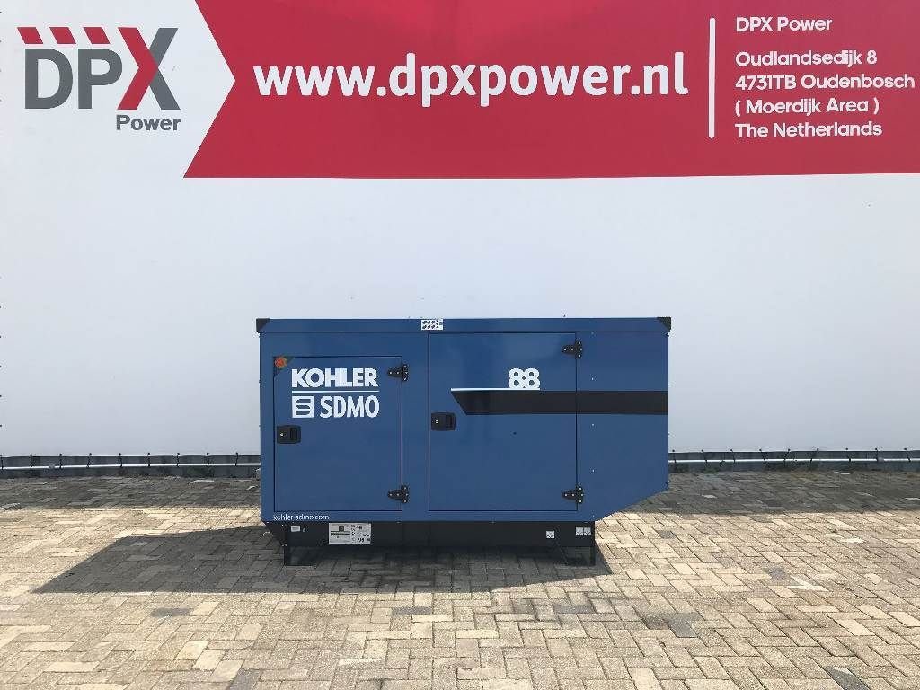 Notstromaggregat van het type SDMO J88 - 88 kVA Generator - DPX-17105, Neumaschine in Oudenbosch (Foto 1)