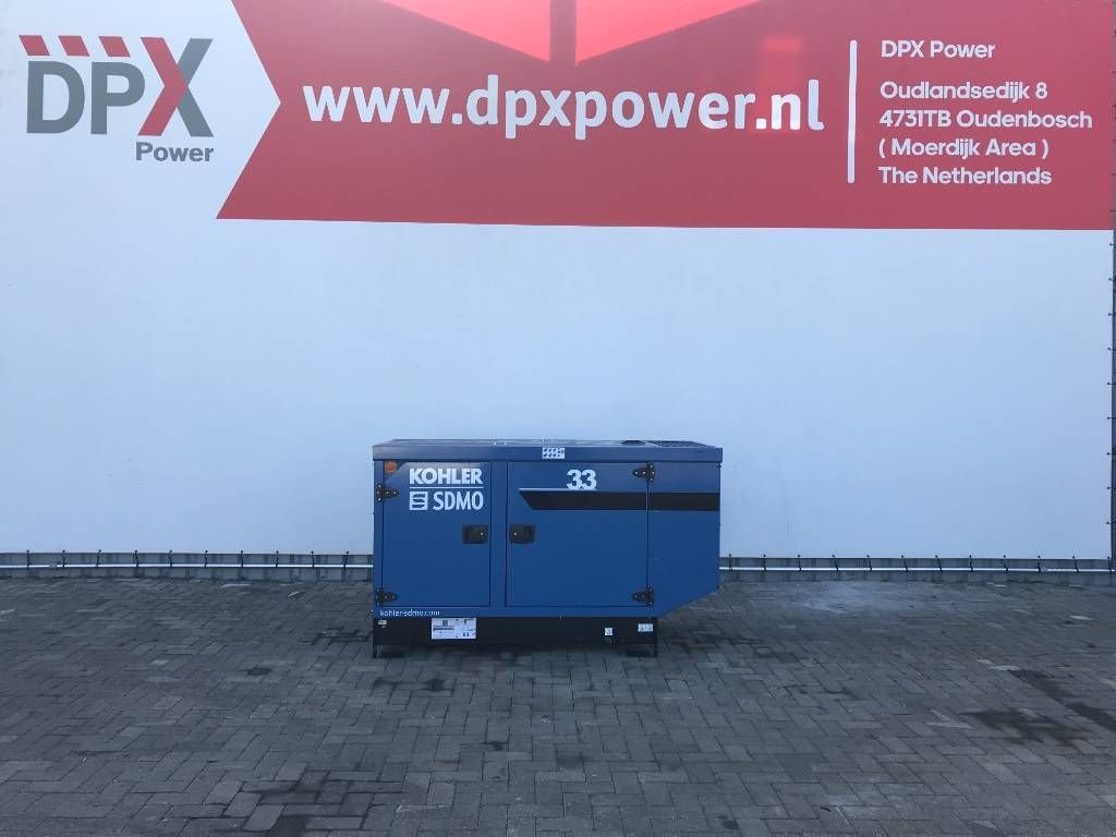 Notstromaggregat typu SDMO K33 - 33 kVA Generator - DPX-17004, Neumaschine v Oudenbosch (Obrázek 1)