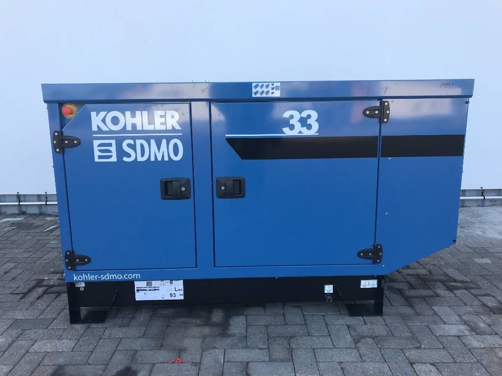 Notstromaggregat Türe ait SDMO K33 - 33 kVA Generator - DPX-17004, Neumaschine içinde Oudenbosch (resim 2)