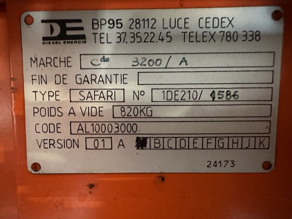 Notstromaggregat του τύπου SDMO Safari Deutz F1L210D Leroy Somer 14 kVA Silent generatorset as N, Gebrauchtmaschine σε VEEN (Φωτογραφία 10)