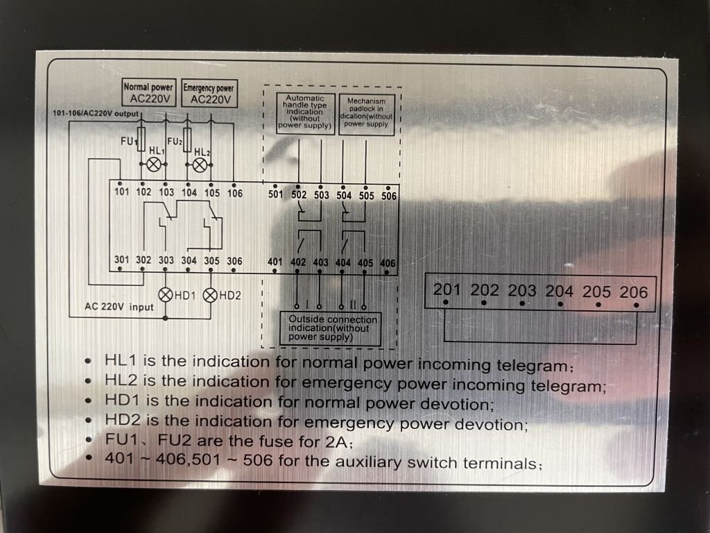 Notstromaggregat Türe ait Sonstige ATS Automatische Netovername 630 Ampere ATS, Neumaschine içinde VEEN (resim 8)