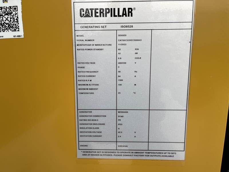 Notstromaggregat du type Sonstige Cat DE 65 E 0 Noodaggregaat, Gebrauchtmaschine en Waregem (Photo 5)