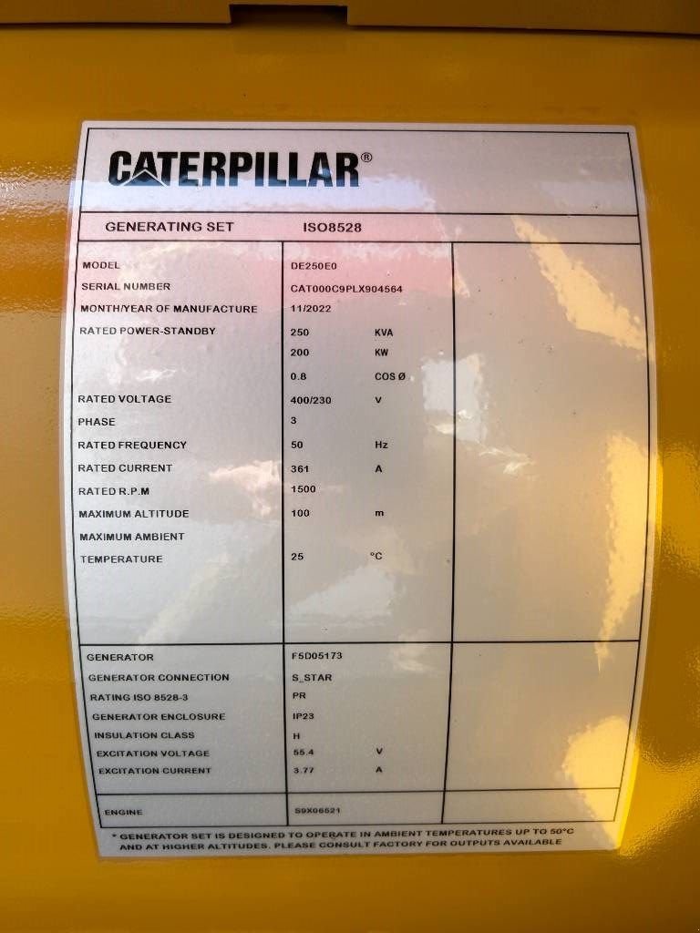 Notstromaggregat tipa Sonstige Cat DE250E0 - C9 - 250 kVA Generator - DPX-18019, Neumaschine u Oudenbosch (Slika 4)