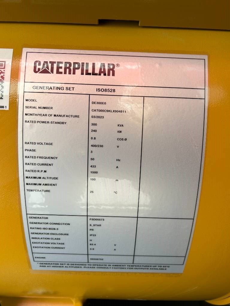 Notstromaggregat van het type Sonstige Cat DE300E0 - C9 - 300 kVA Generator - DPX-18021, Neumaschine in Oudenbosch (Foto 4)