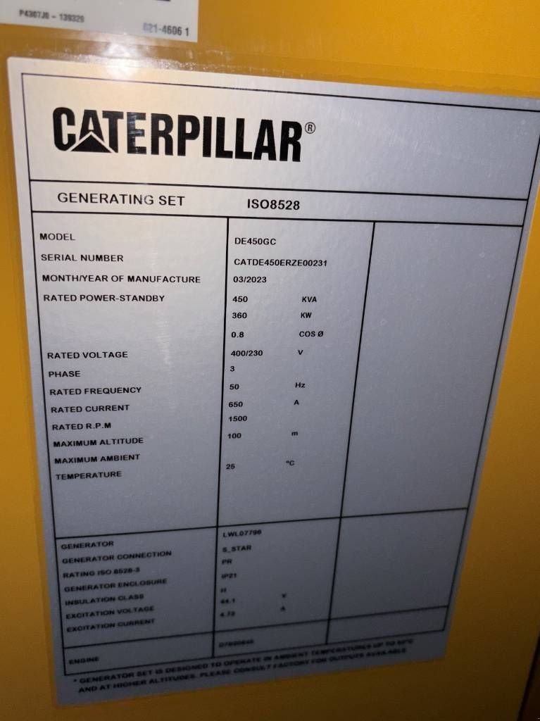 Notstromaggregat tipa Sonstige Cat DE450GC - 450 kVA Stand-by Generator - DPX-18219, Neumaschine u Oudenbosch (Slika 4)