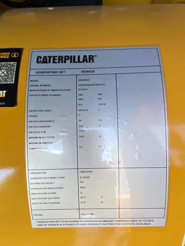 Notstromaggregat a típus Sonstige Cat DE500GC - 500 kVA Stand-by Generator - DPX-18220, Neumaschine ekkor: Oudenbosch (Kép 7)