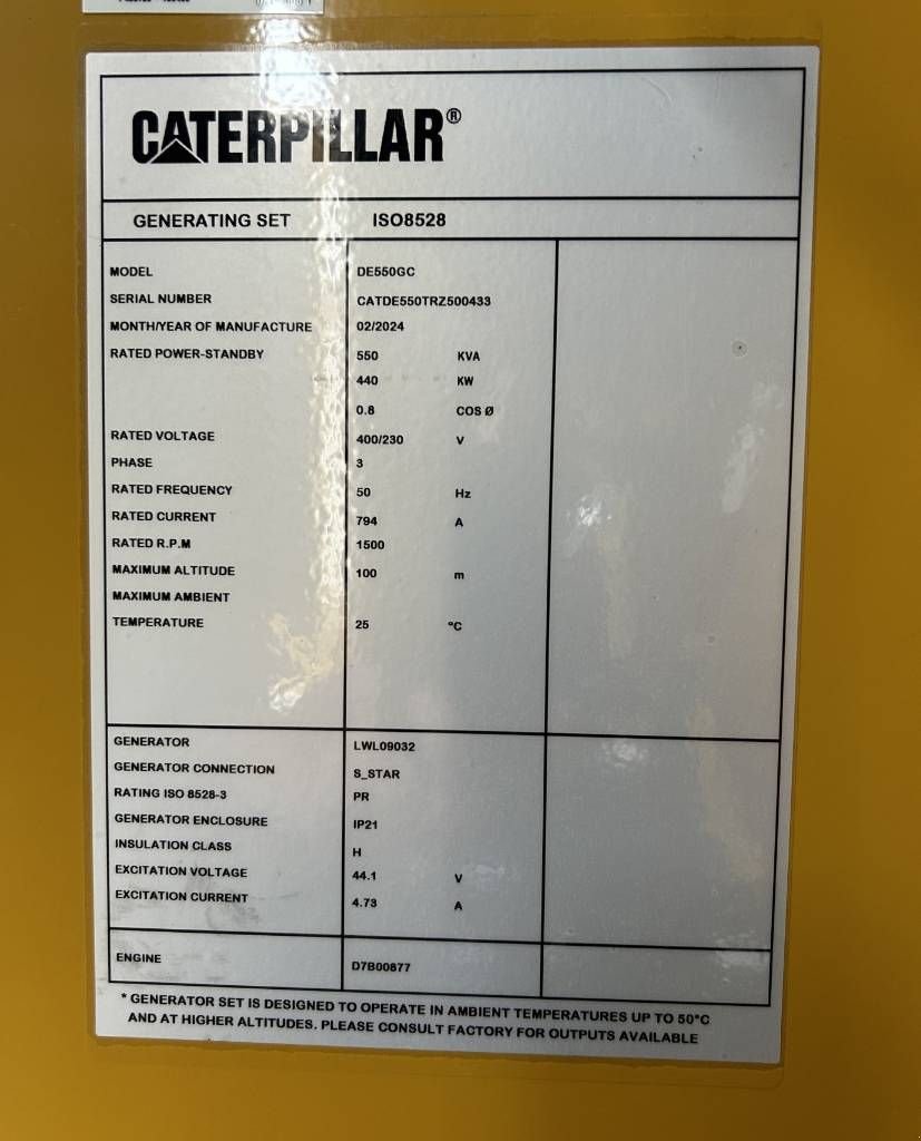 Notstromaggregat del tipo Sonstige Cat DE550GC - 550 kVA Stand-by Generator - DPX-18221, Neumaschine In Oudenbosch (Immagine 4)