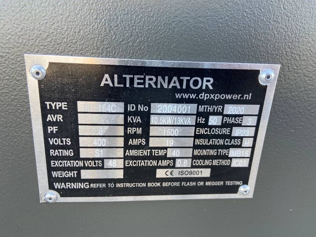 Notstromaggregat типа Sonstige DPX SF-164C - 13 kVA Alternator - DPX-33801, Neumaschine в Oudenbosch (Фотография 4)