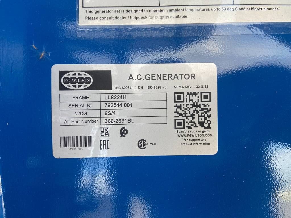 Notstromaggregat του τύπου Sonstige FG Wilson P1375E3 - Perkins - 1.375 kVA Genset - DPX-16028.1, Neumaschine σε Oudenbosch (Φωτογραφία 9)