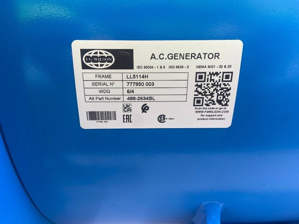 Notstromaggregat του τύπου Sonstige FG Wilson P275-5 - Perkins - 275 kVA Genset - DPX-16014-O, Neumaschine σε Oudenbosch (Φωτογραφία 10)