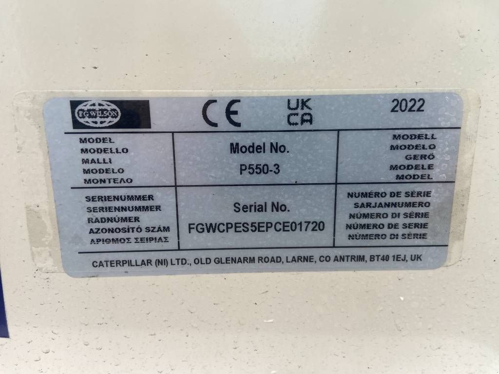 Notstromaggregat του τύπου Sonstige FG Wilson P550-3 - Perkins - 550 kVA Open Genset - DPX-16020, Neumaschine σε Oudenbosch (Φωτογραφία 9)