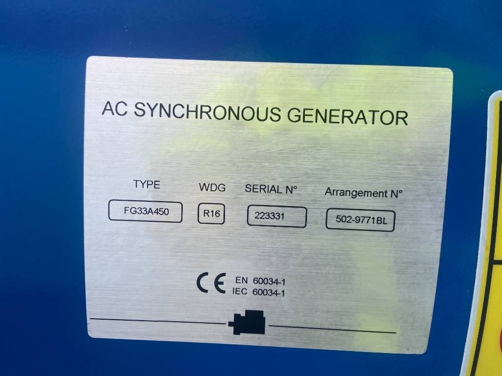 Notstromaggregat Türe ait Sonstige FG Wilson P605-3 - 605 kVA Genset - DPX-16021-O, Neumaschine içinde Oudenbosch (resim 11)