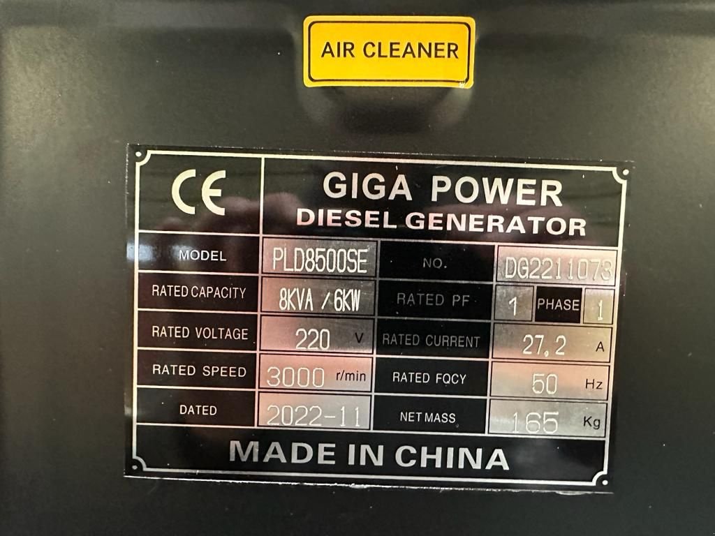 Notstromaggregat от тип Sonstige Giga power 8 kVA generator - PLD8500SE, Neumaschine в Velddriel (Снимка 11)