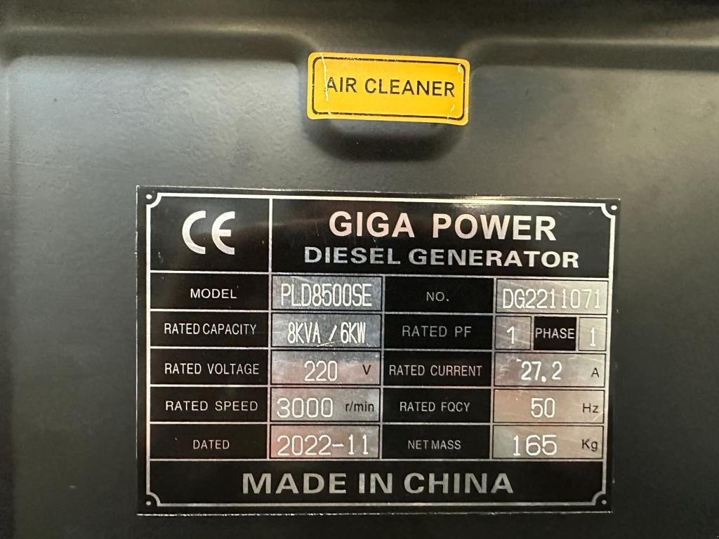 Notstromaggregat des Typs Sonstige Giga power 8 kVA generator - PLD8500SE, Neumaschine in Velddriel (Bild 10)